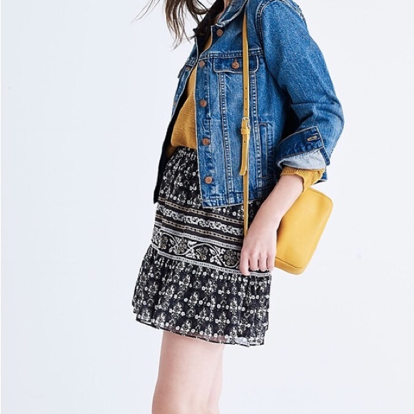 Madewell Artisan Floral Mini Skirt Sz M - Picture 3 of 12